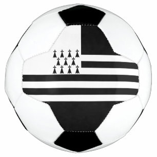 Patriotic Brittany Flag Soccer Ball