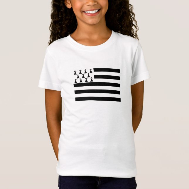 Patriotic Brittany Flag T-Shirt (Front)