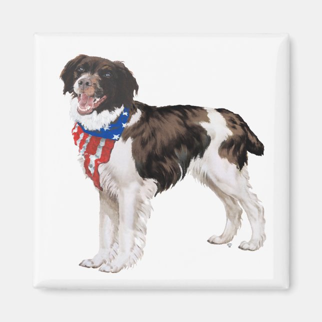 Patriotic Brittany Magnet (Front)