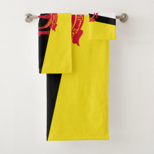 Patriotic Brunei Flag Bath Towel Set