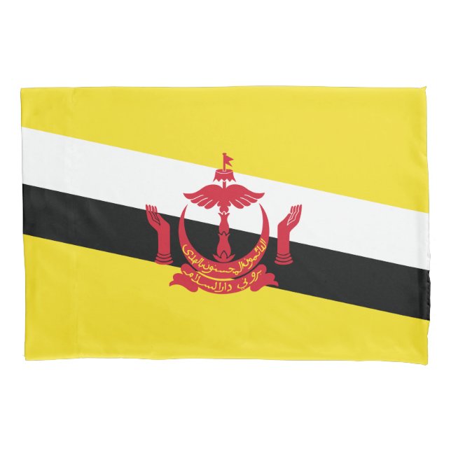 Patriotic Brunei Flag Pillowcase (Front)