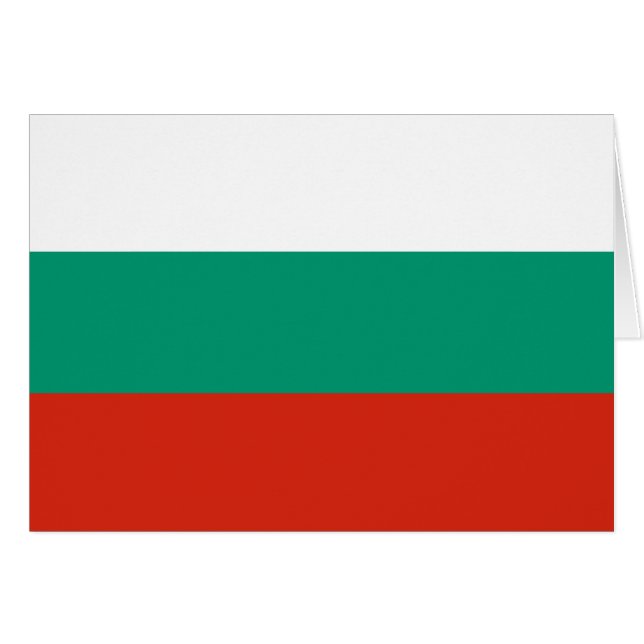 Patriotic Bulgarian Flag (Front Horizontal)