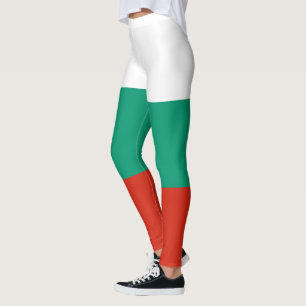 Patriotic Bulgarian Flag Leggings