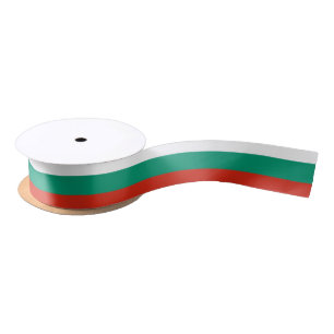 Patriotic Bulgarian Flag Satin Ribbon