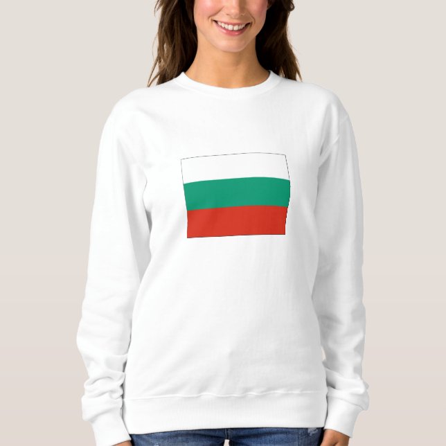 Patriotic Bulgarian Flag Sweatshirt (Front)