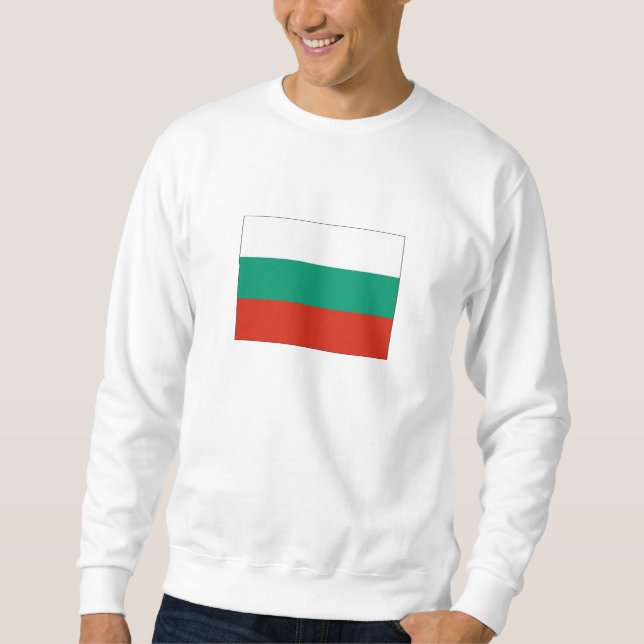 Patriotic Bulgarian Flag Sweatshirt (Front)