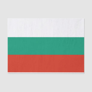 Patriotic Bulgarian Flag Tissue Paper