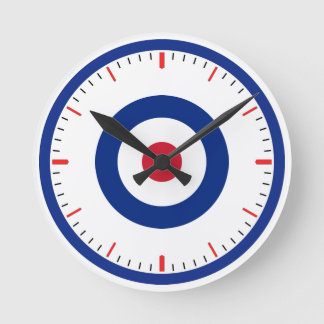 Patriotic Bullseye Wall Clock
