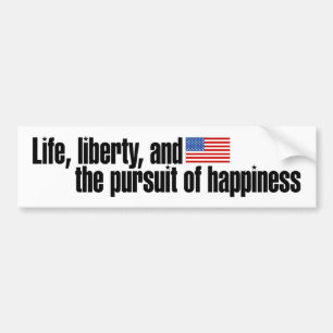 Patriotic bumper sticker