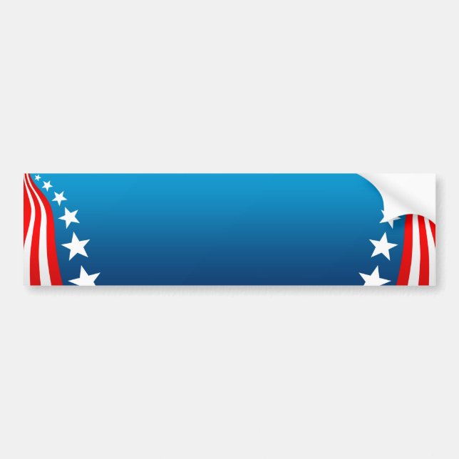 Patriotic Bumper Sticker (Front)