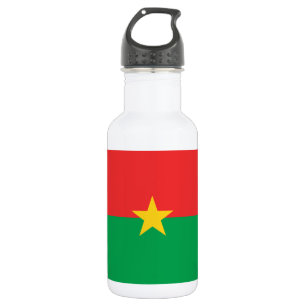Patriotic Burkina Faso Flag 532 Ml Water Bottle