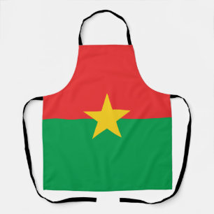 Patriotic Burkina Faso Flag Apron