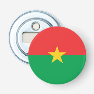 Patriotic Burkina Faso Flag Bottle Opener