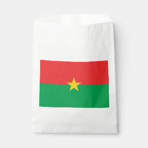 Patriotic Burkina Faso Flag Favour Bags