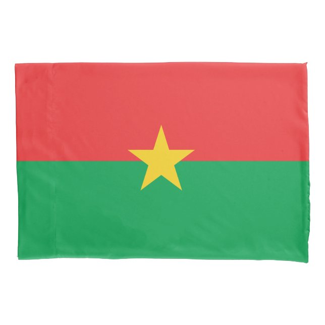Patriotic Burkina Faso Flag Pillowcase (Front)