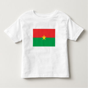 Patriotic Burkina Faso Flag Toddler T-Shirt