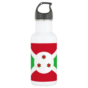 Patriotic Burundi Flag 532 Ml Water Bottle
