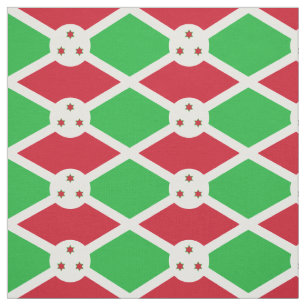 Patriotic Burundi Flag Fabric