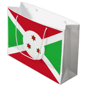 Patriotic Burundi Flag Large Gift Bag