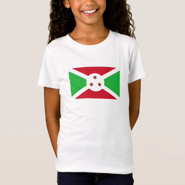 Patriotic Burundi Flag T-Shirt (Front)