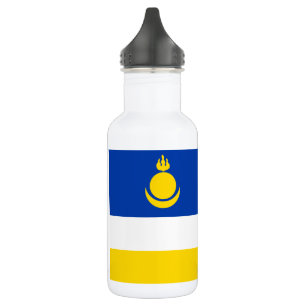 Patriotic Buryatia Flag 532 Ml Water Bottle