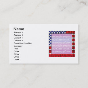 Patriotic Business Card