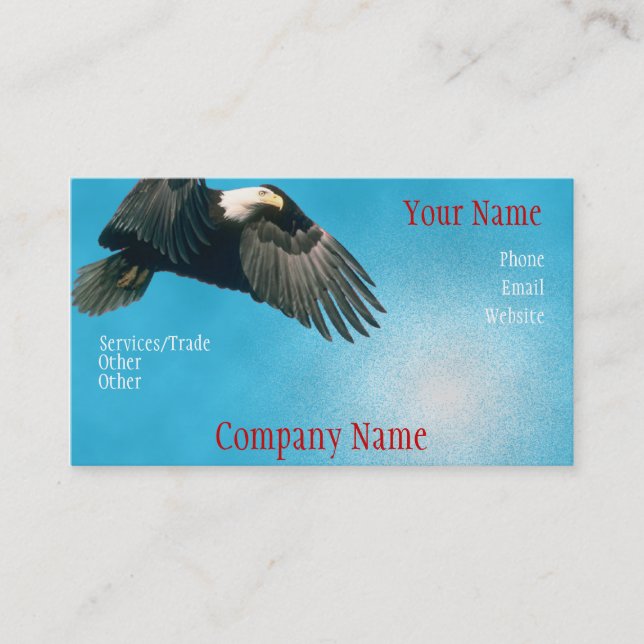 Patriotic Business Card (Front)