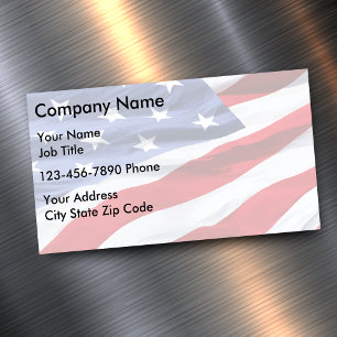 Patriotic Business Card Magnets
