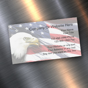 Patriotic Business Card Magnets