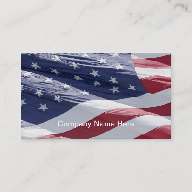 Patriotic Business Cards (Front)