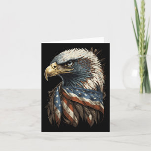 Patriotic Byld Eagle 4th Of July Men Usa American Card