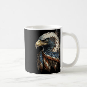 Patriotic Byld Eagle 4th Of July Men Usa American Coffee Mug