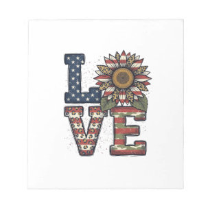 Patriotic Cactus Vintage Engraving Shirt Design_1 Notepad