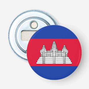 Patriotic Cambodia Flag Bottle Opener