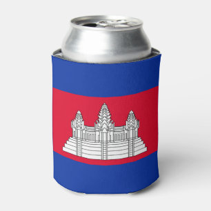 Patriotic Cambodia Flag Can Cooler