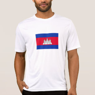 Patriotic Cambodia Flag T-Shirt