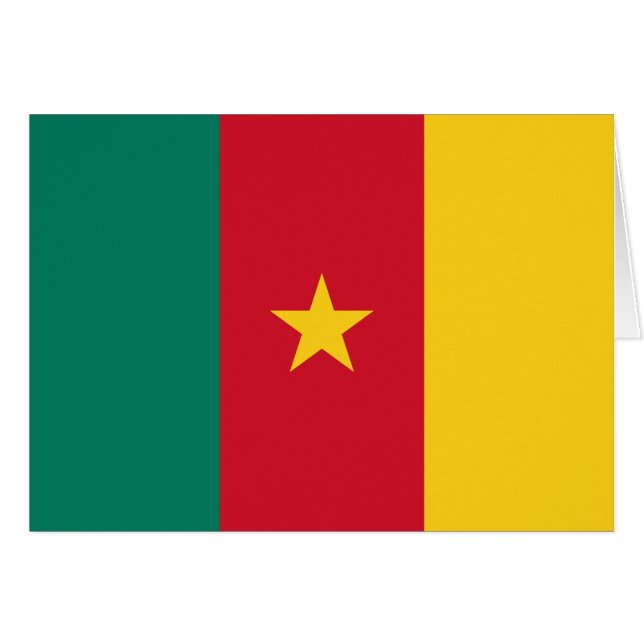 Patriotic Cameroon Flag (Front Horizontal)