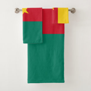 Patriotic Cameroon Flag Bath Towel Set