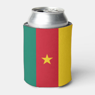 Patriotic Cameroon Flag Can Cooler