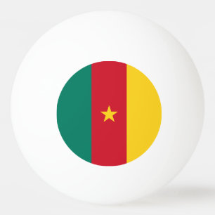Patriotic Cameroon Flag Ping Pong Ball