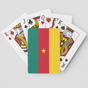 Patriotic Cameroon Flag Playing Cards