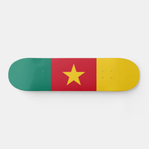 Patriotic Cameroon Flag Skateboard