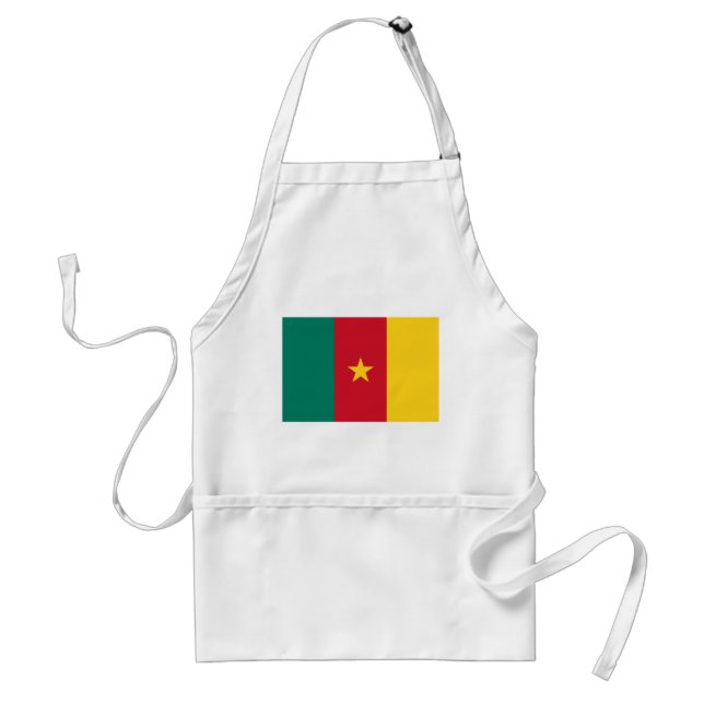 Patriotic Cameroon Flag Standard Apron (Front)