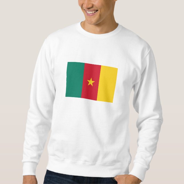 Patriotic Cameroon Flag Sweatshirt (Front)