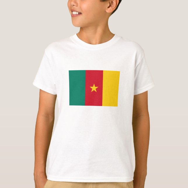 Patriotic Cameroon Flag T-Shirt (Front)