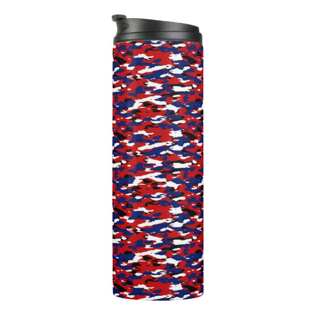 Patriotic camo thermal tumbler (Rotated Right)