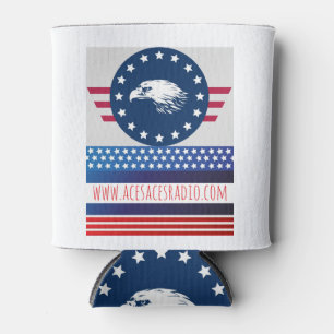 patriotic can cooler
