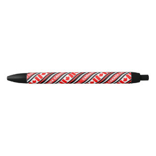  Patriotic Canada Flag   Black Ink Pen