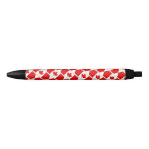  Patriotic Canada Flag   Black Ink Pen
