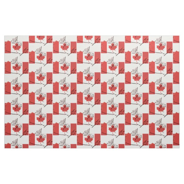 Patriotic CANADA Flag Fabric (Fat Quarter)